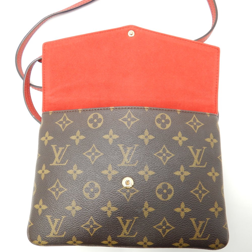 Louis Vuitton Monogram Twice Cerise Diagonal Shoulder Bag