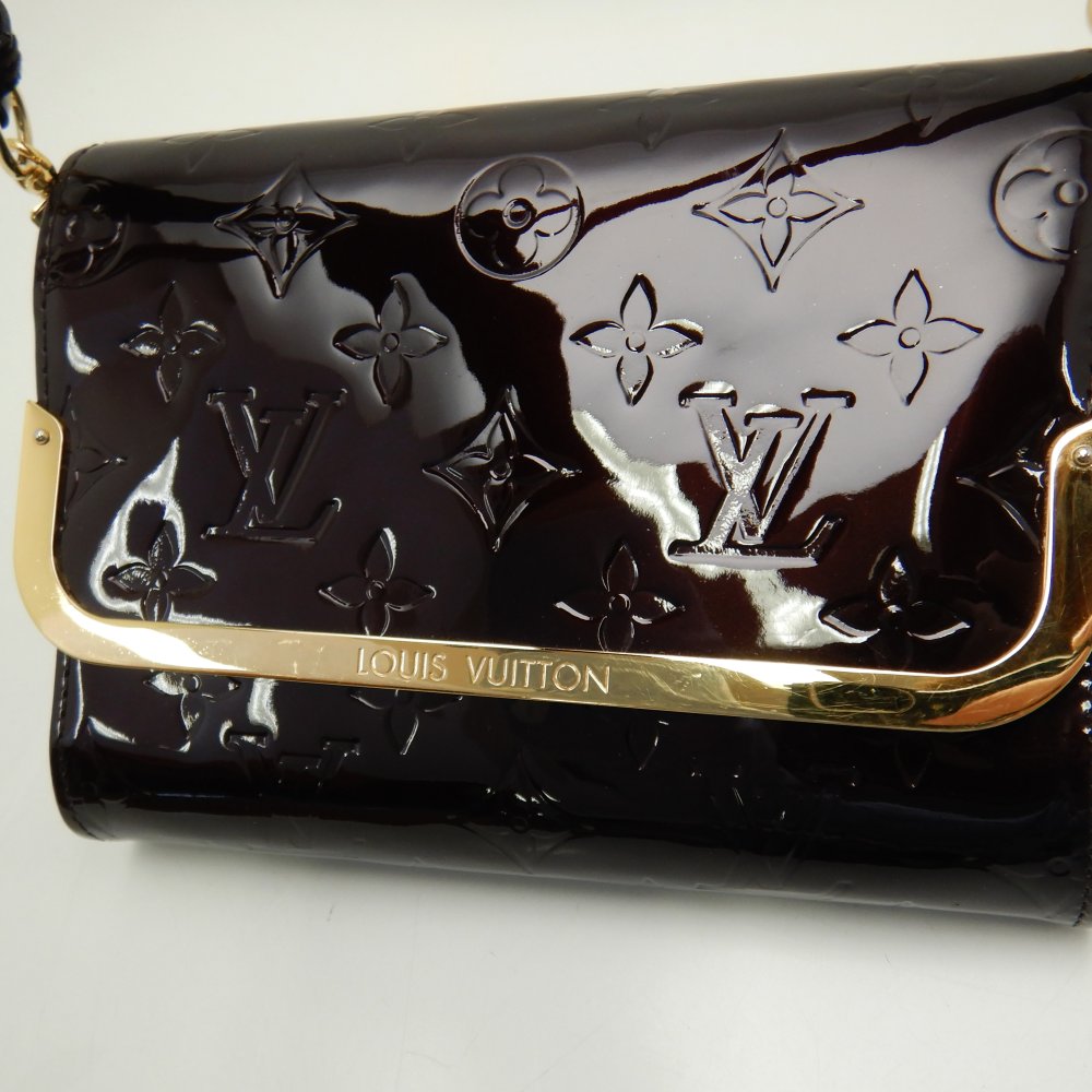 Louis Vuitton Vernis Rossmore PM Amaranto 2WAY Bag Clutch