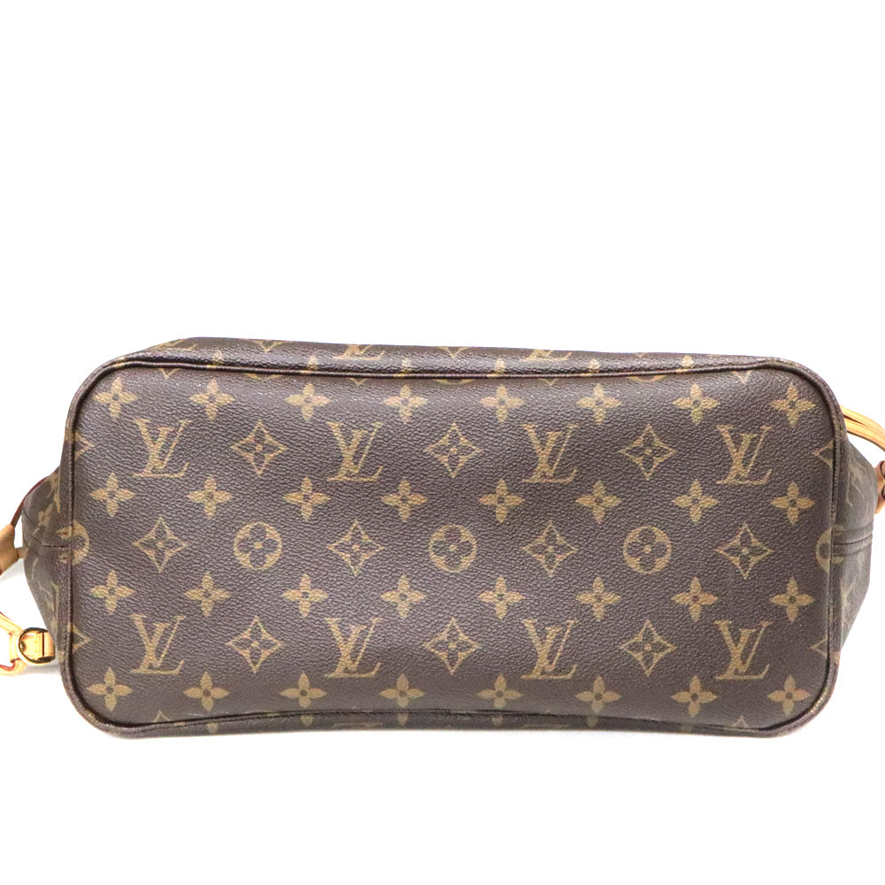 Louis Vuitton Neverfull MM Tote Bag Monogram Brown