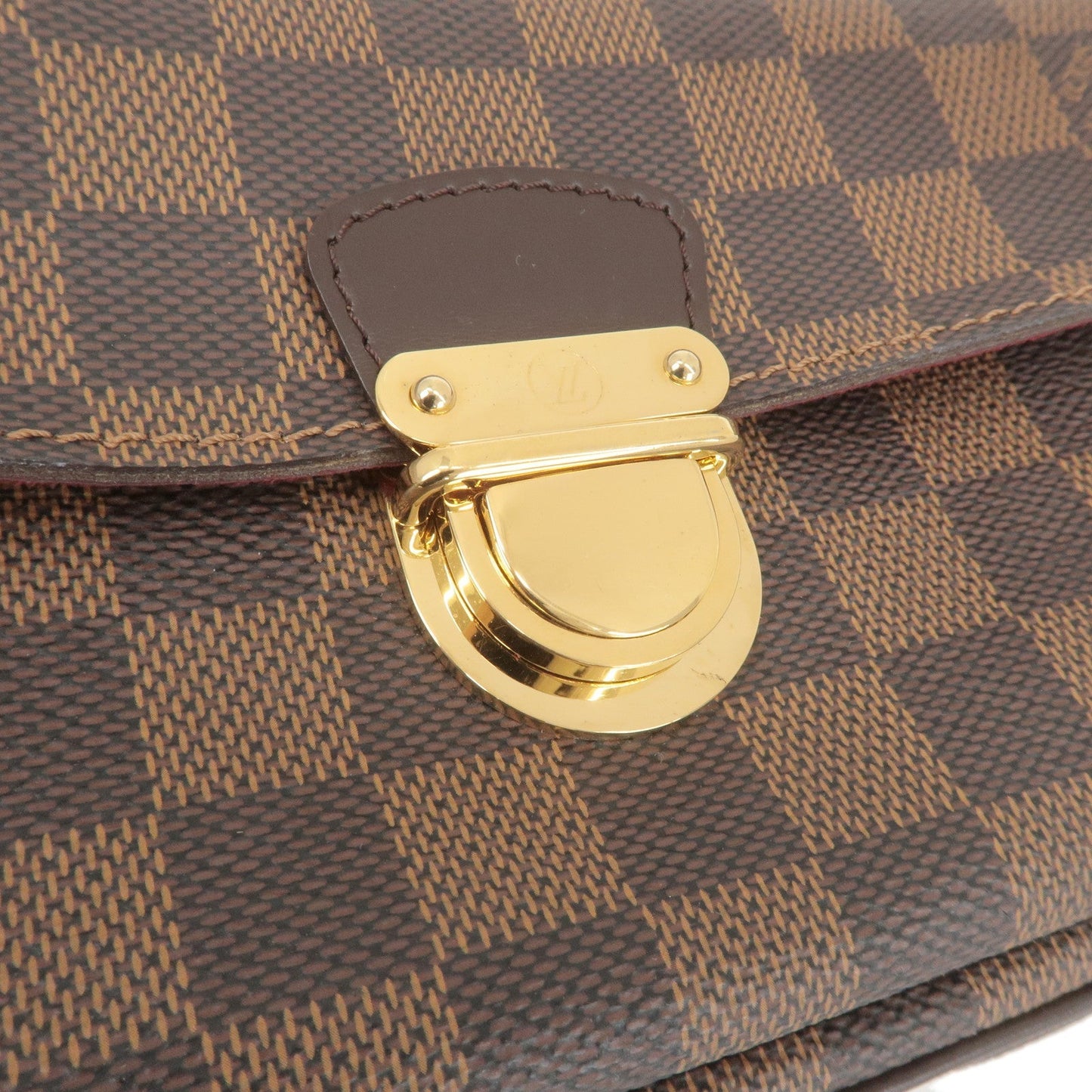 Louis Vuitton Damier Ravello GM Diagonal Shoulder Bag Damier Ebene