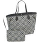 Louis Vuitton Monogram Neverfull MM Jacquard Gray Tote Bag