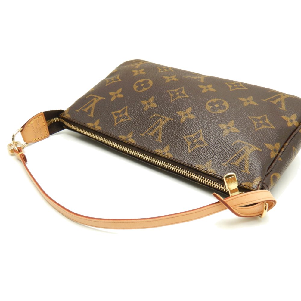Louis Vuitton Monogram Pochette Accessoires Brown Accessory Pouch