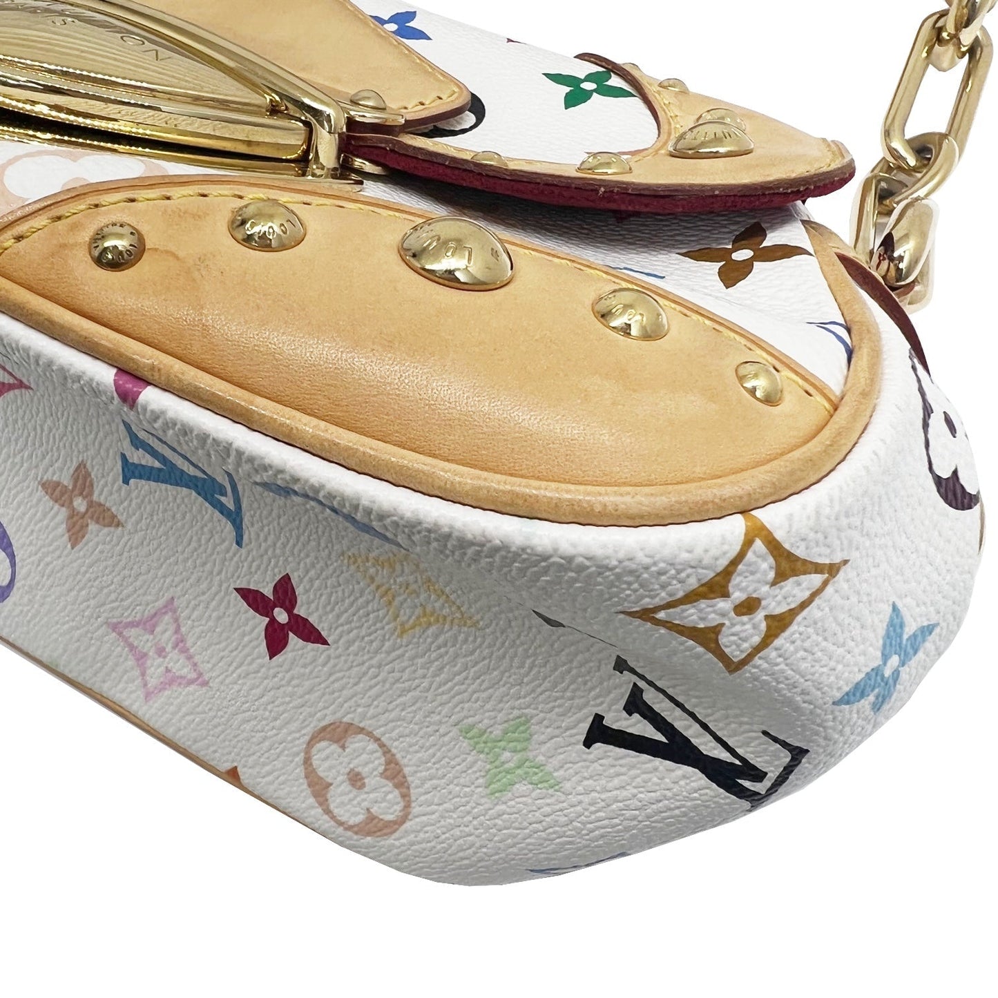 Louis Vuitton Marilyn Shoulder Multicolor Takashi Murakami White