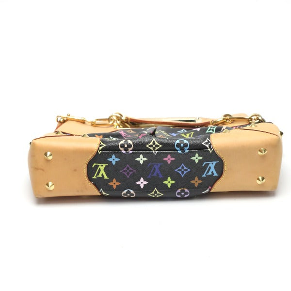 Louis Vuitton Judy Black Handbag Monogram Multicolor