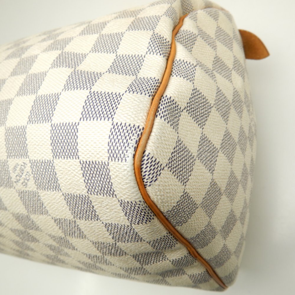 Louis Vuitton Damier Azur Speedy 30 Boston Bag