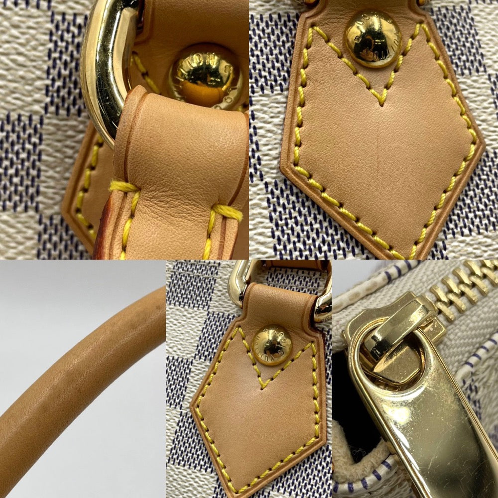 Louis Vuitton Tote Bag Damier Azur Saleya PM Handbag White Bag