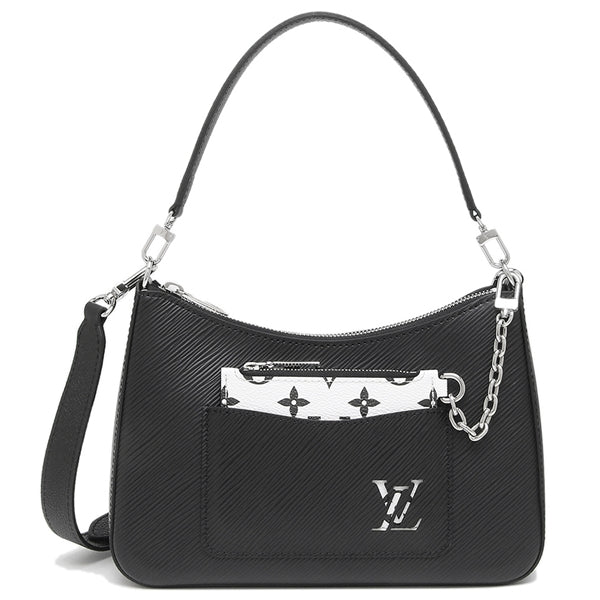 Louis Vuitton Marelle Epi Leather Shoulder Bag Black
