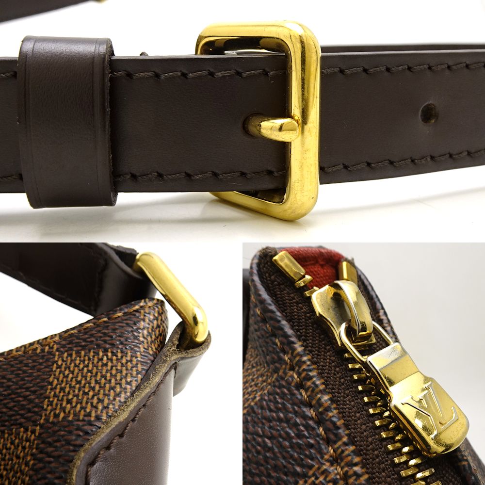 Louis Vuitton Damier Bloomsbury PM Ebene Diagonal Shoulder Brown