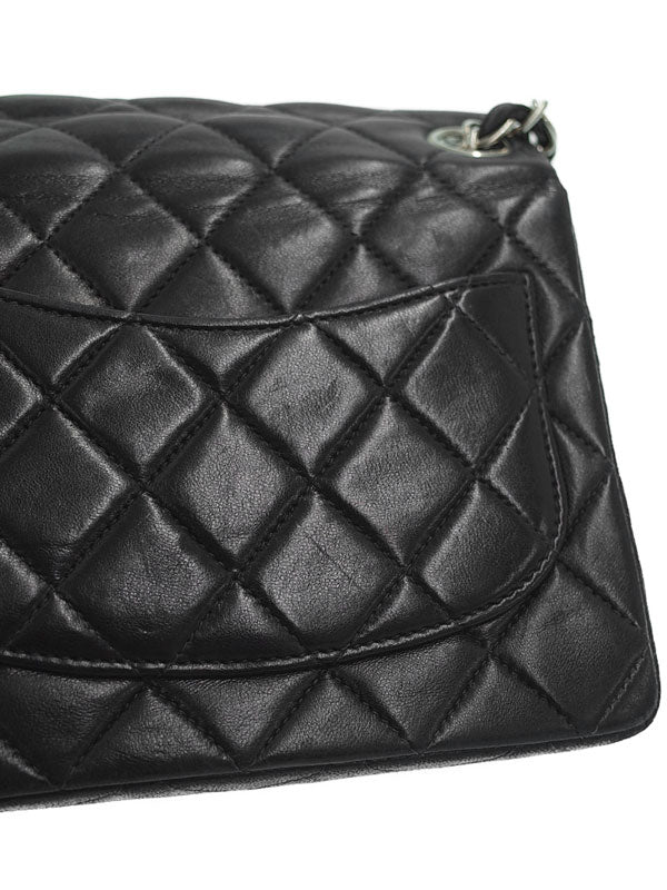Chanel Mini Matelasse Chain Shoulder Bag Black