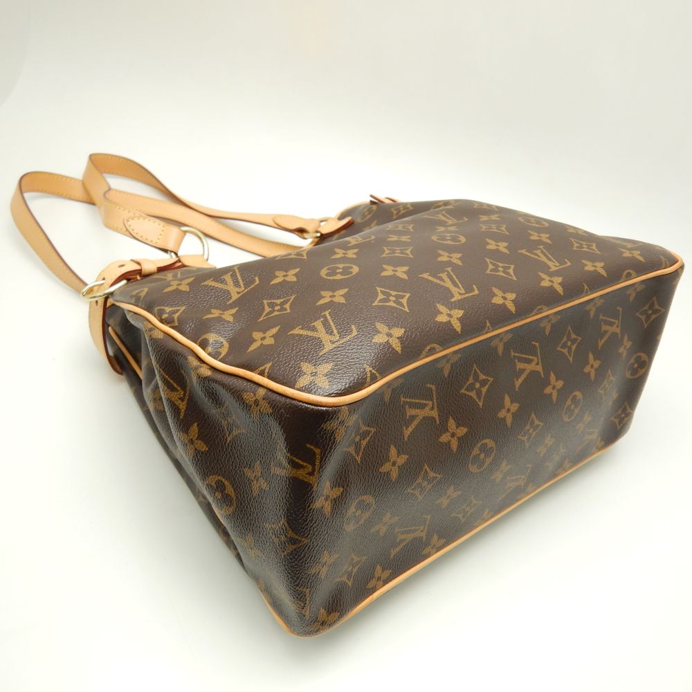 Louis Vuitton Monogram Batignolles Vertical Brown Shoulder Bag