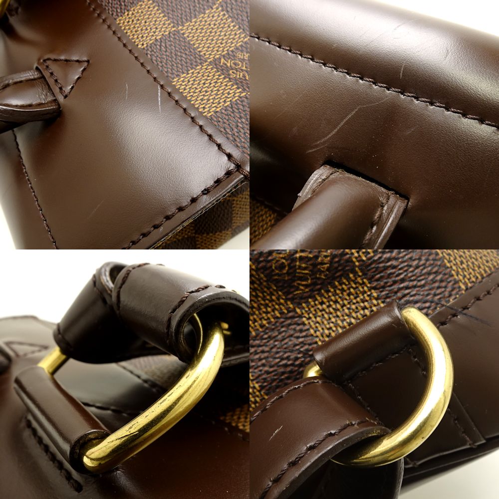 Louis Vuitton Damier Soho Ebene Backpack Brown