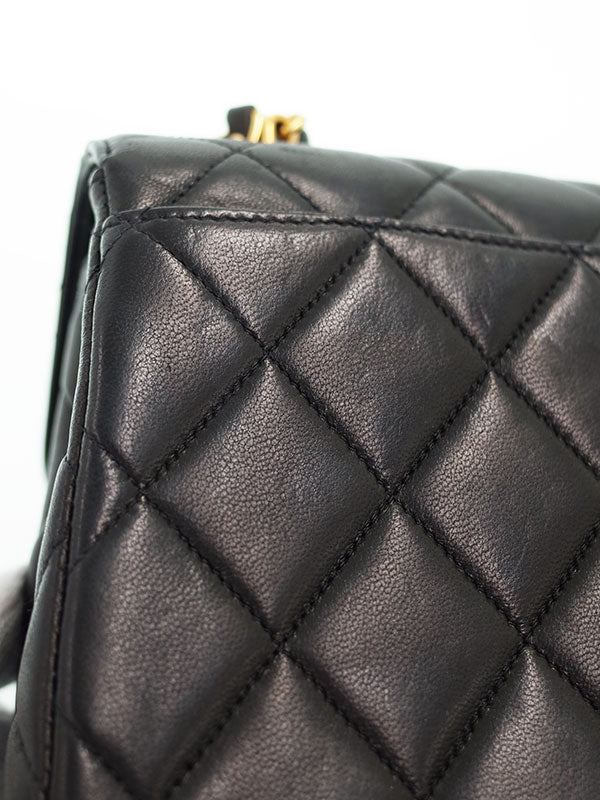 Chanel Matelasse Chain Shoulder Bag Black