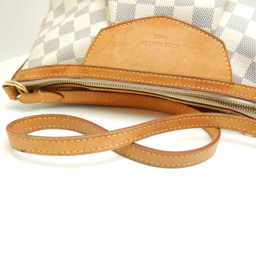 Louis Vuitton Damier Azur Siracusa PM Diagonal Shoulder Bag