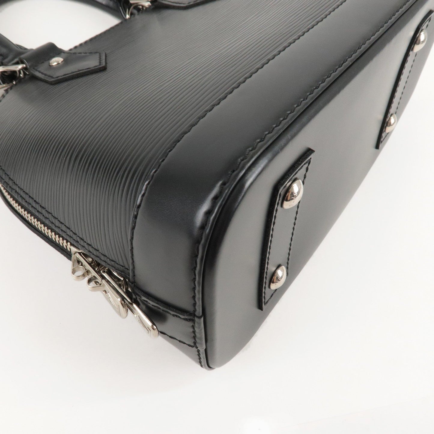 Louis Vuitton Epi Alma BB 2way Bag Handbag Shoulder Bag Noir Black