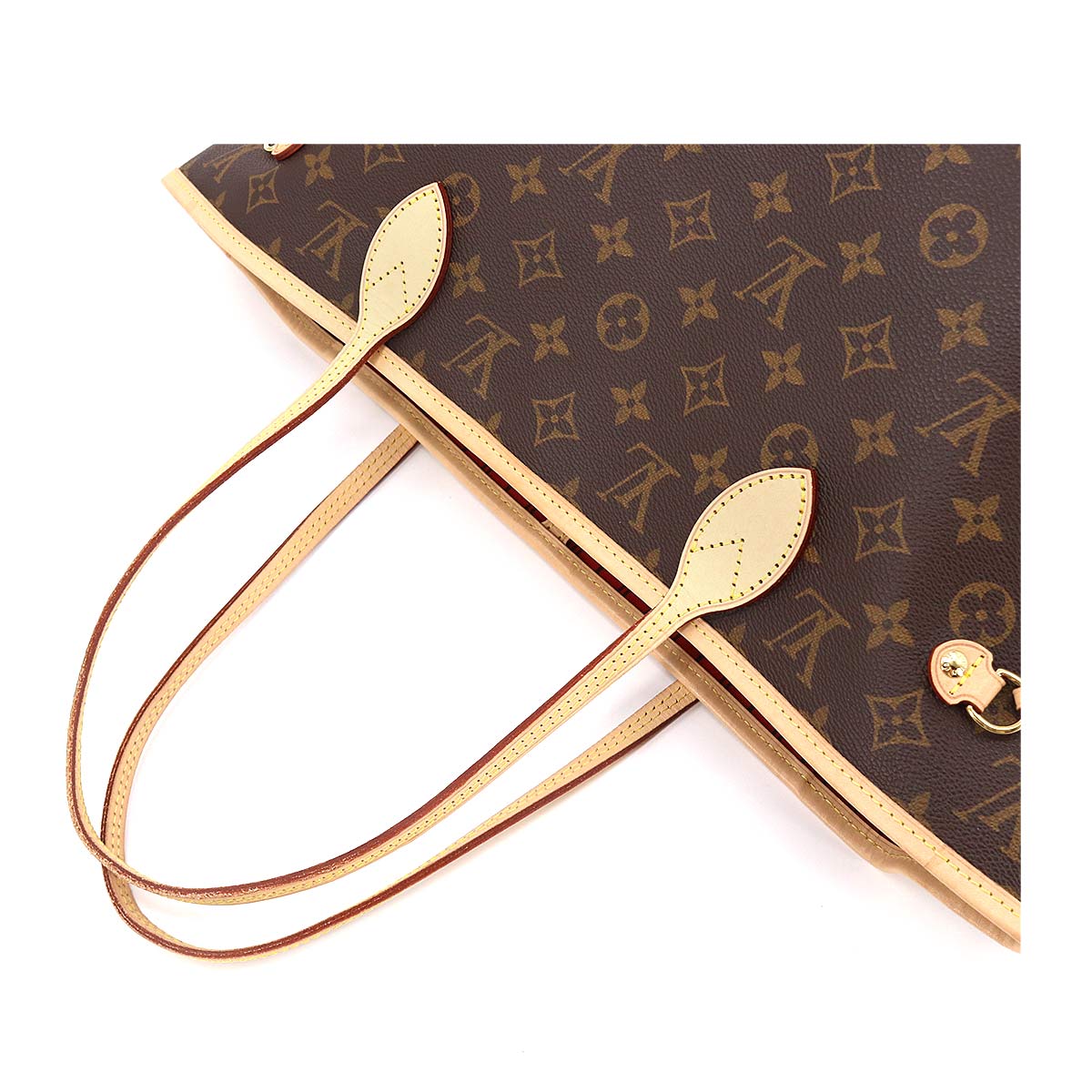 Louis Vuitton Monogram Neverfull MM Tote Bag Brown