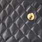 Chanel Matelasse Chain Shoulder Bag Black