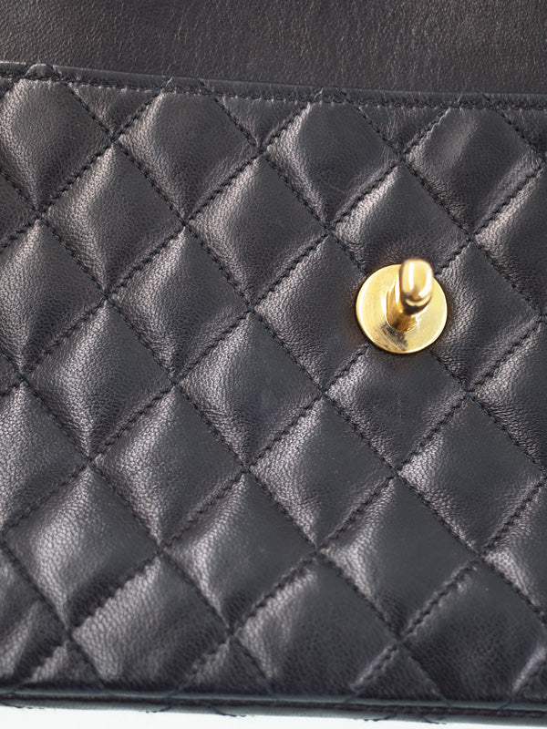 Chanel Matelasse Chain Shoulder Bag Black