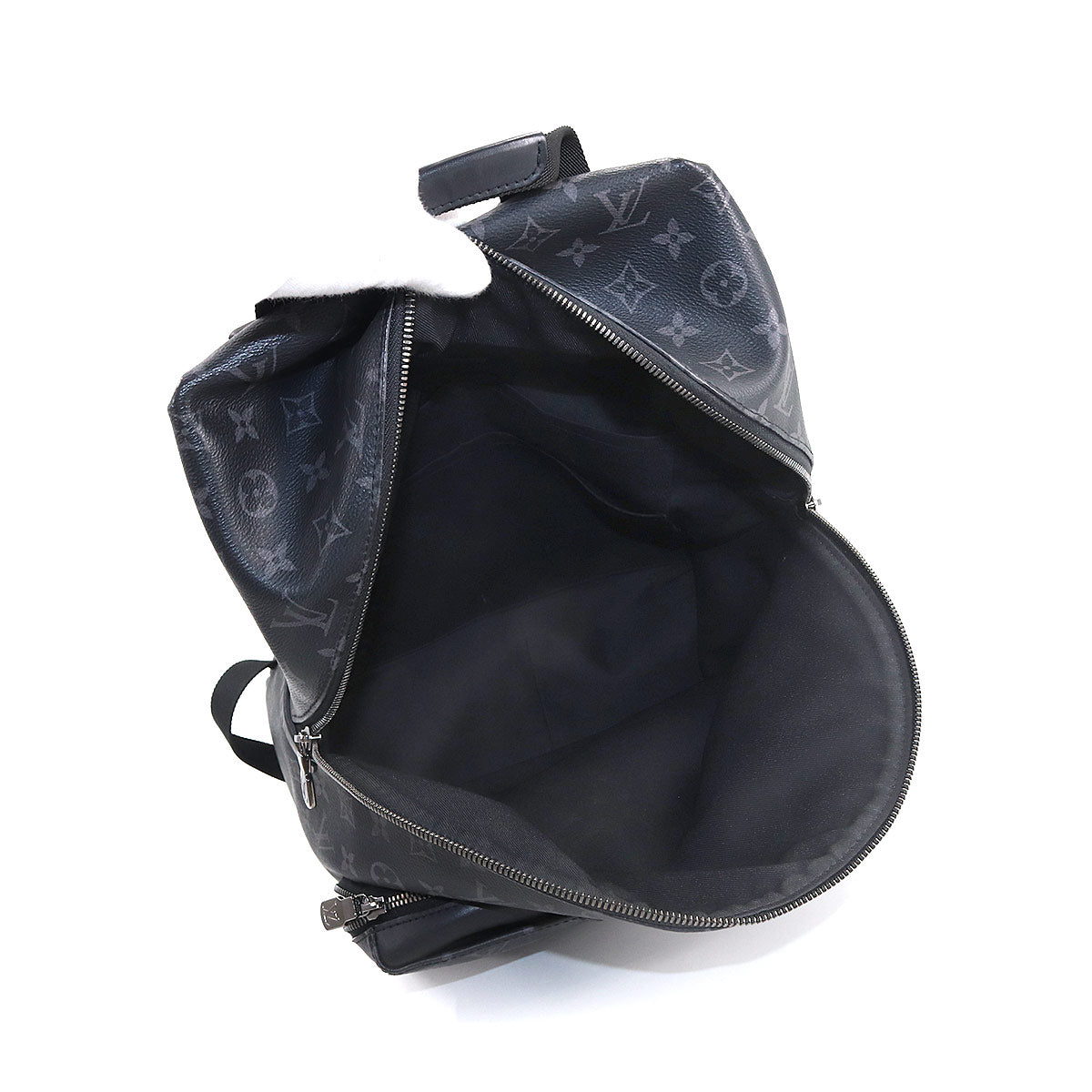 Louis Vuitton Monogram Eclipse Apollo Backpack Rucksack Black Silver Metal Fittings