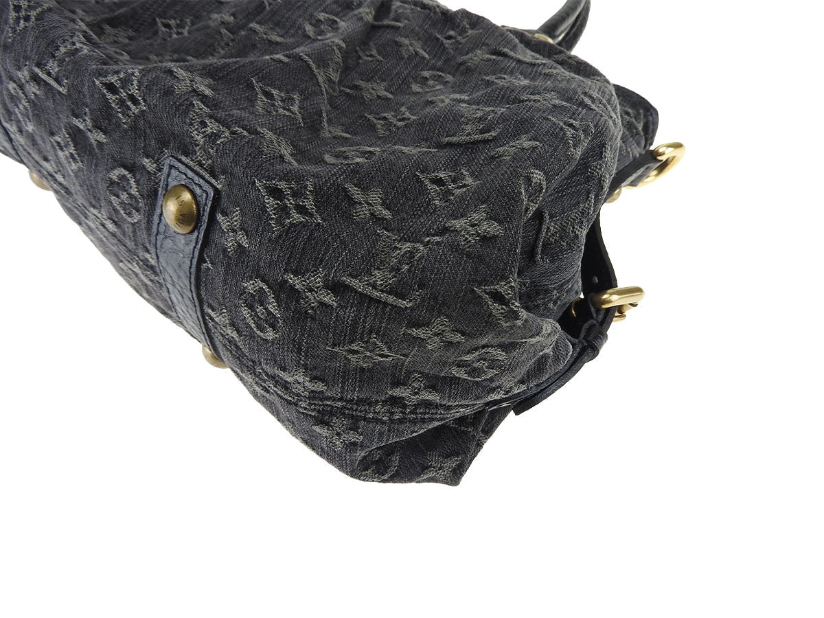 Louis Vuitton NeoCabby MM Noir Monogram Denim