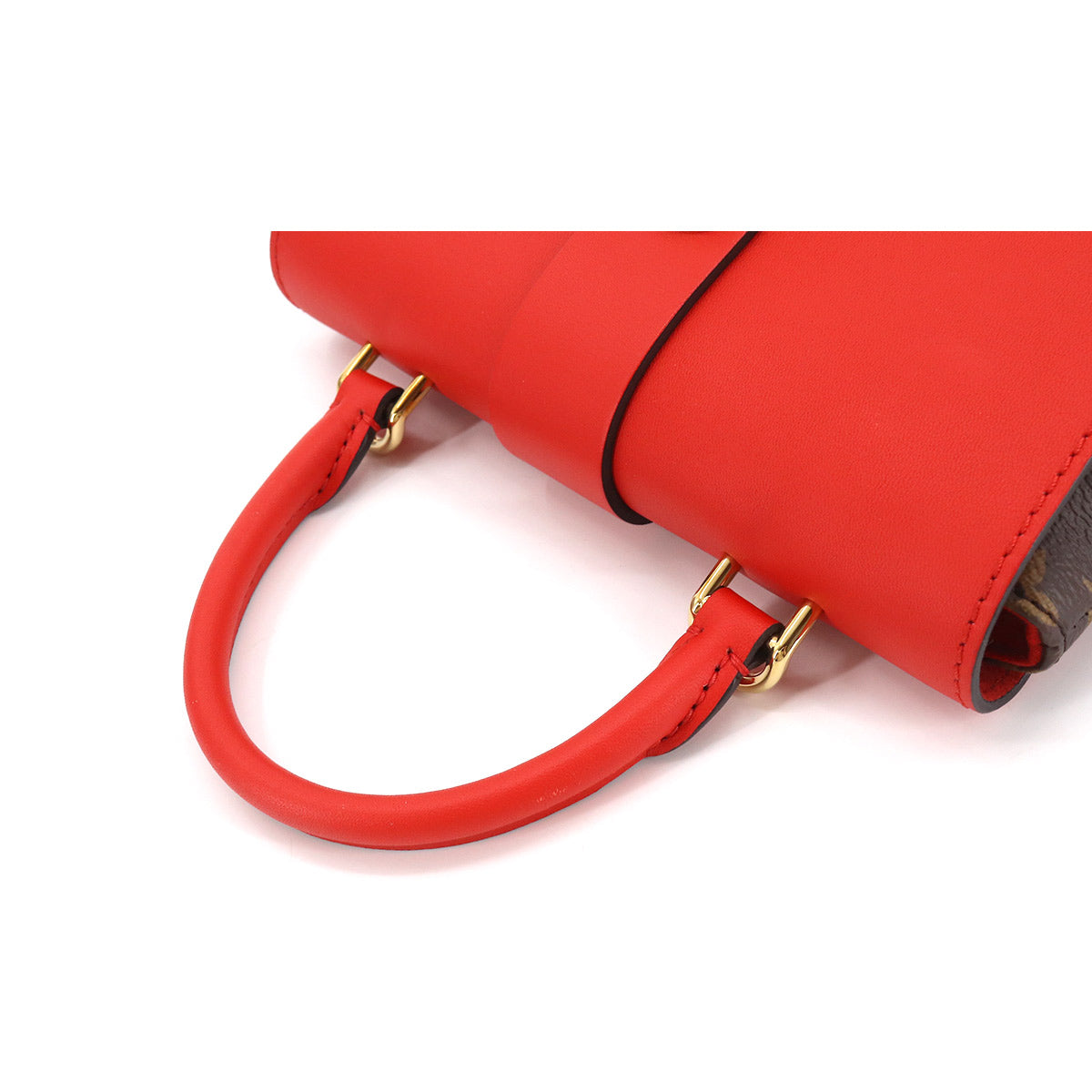 Louis Vuitton Monogram Locky BB Shoulder Bag Red