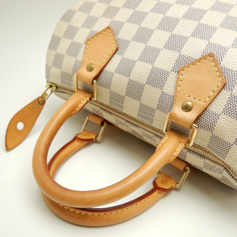 Louis Vuitton Damier Azur Speedy 25 Mini Boston Bag