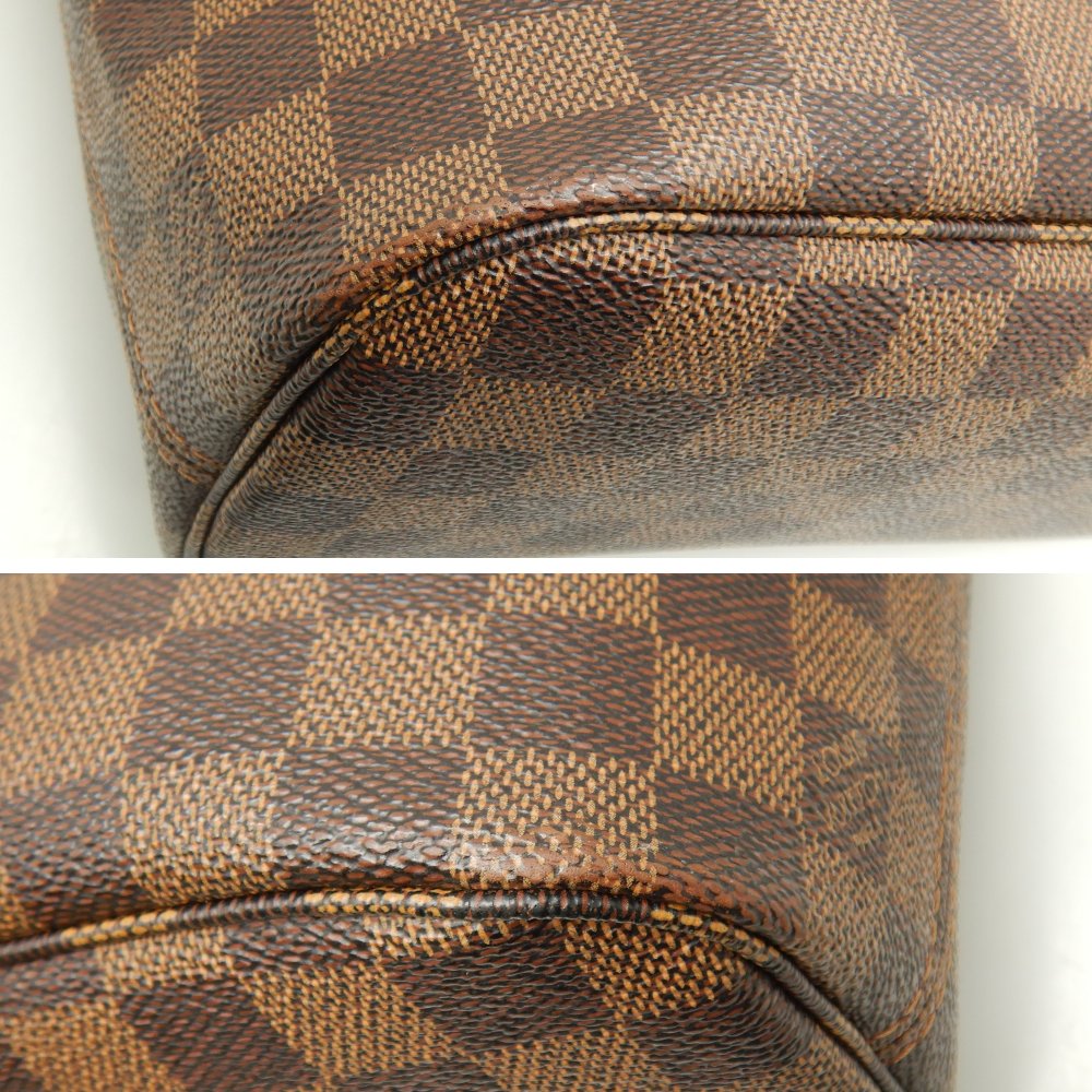 Louis Vuitton Damier Neverfull PM Ebene Tote Bag Brown