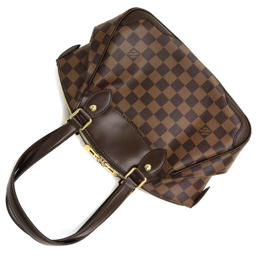 Louis Vuitton Verona PM Handbag Damier Leather Brown