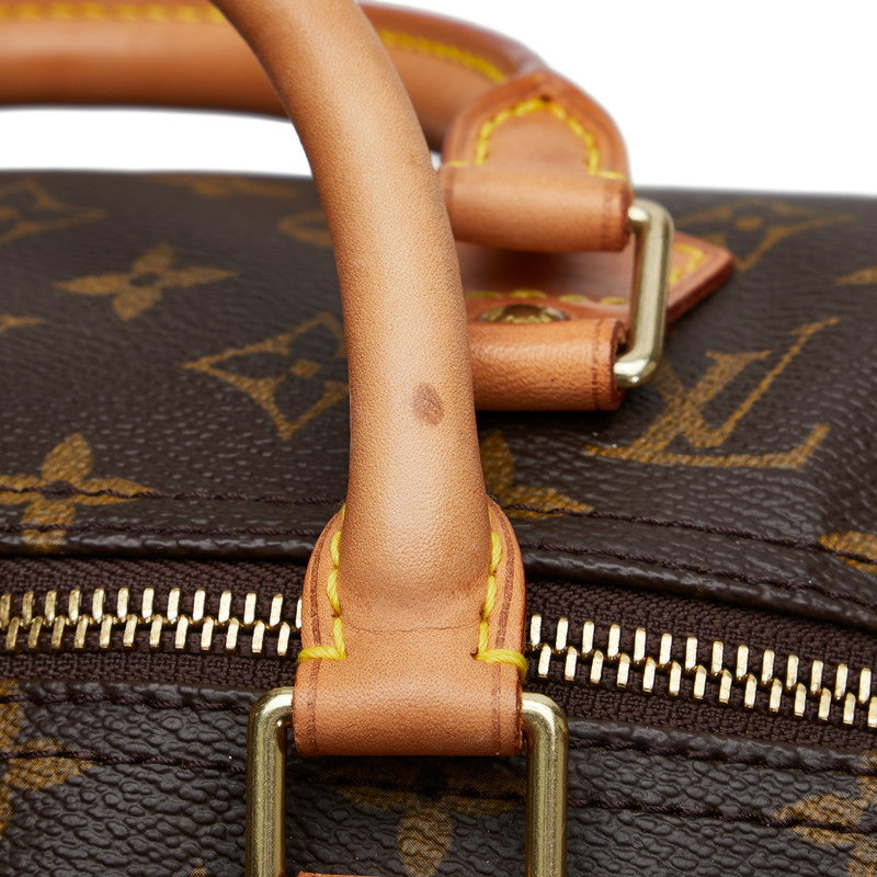 Louis Vuitton Monogram Speedy 40 Shoulder Bag Brown