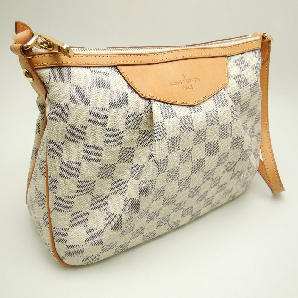 Louis Vuitton Damier Azur Siracusa PM Diagonal Shoulder