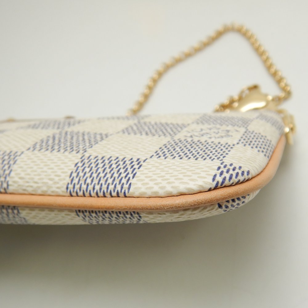 Louis Vuitton Damier Azur Pochette Mila MM Accessory Pouch