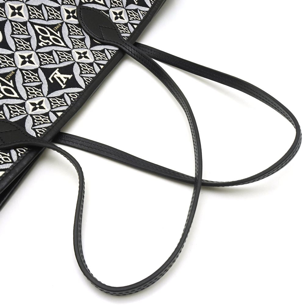 Louis Vuitton Neverfull MM Gray Monogram Jacquard Tote Bag