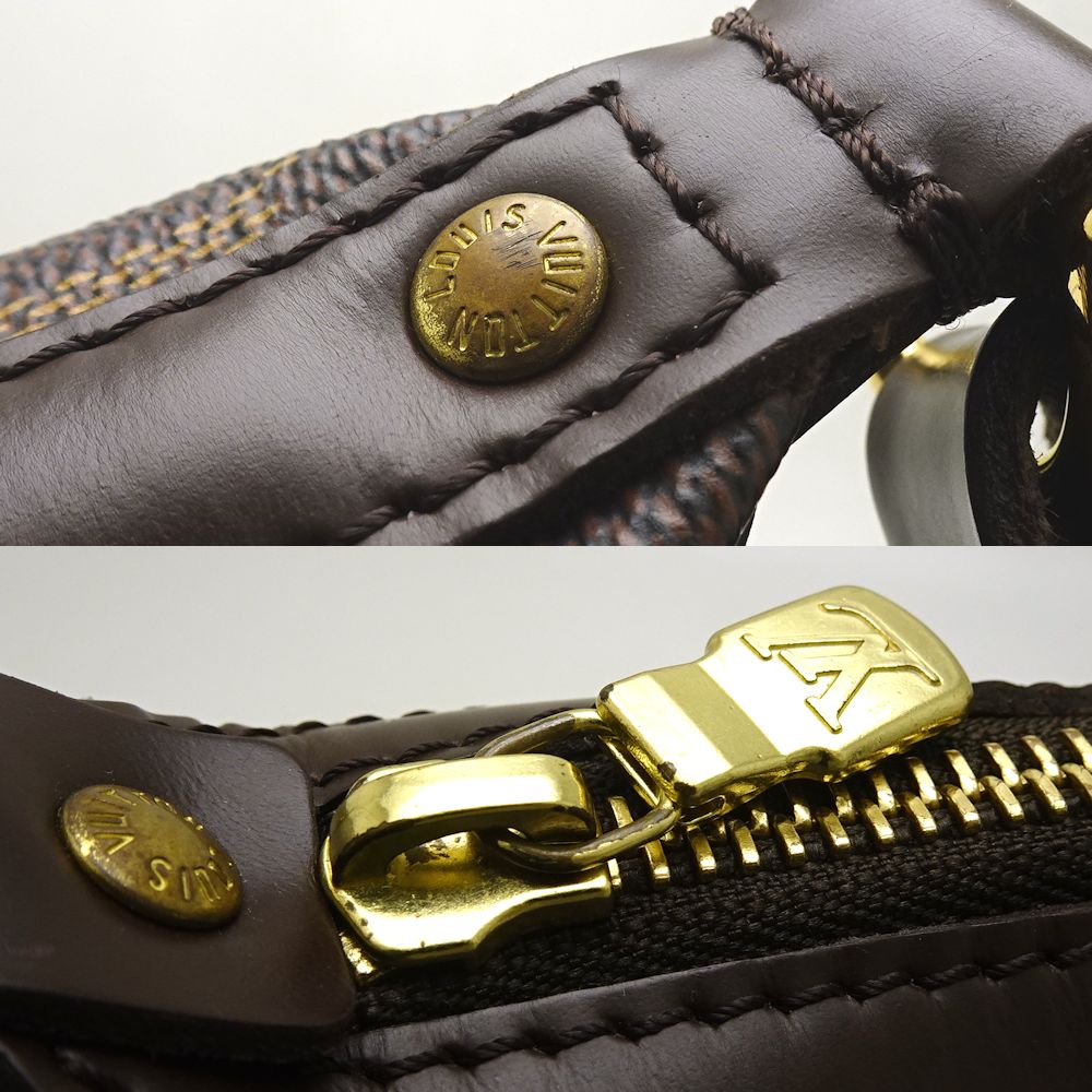 Louis Vuitton Damier Irovo MM Ebene Shoulder Bag Brown