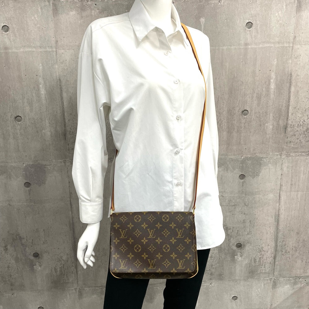 Louis Vuitton Shoulder Bag Monogram M tte Tango Brown