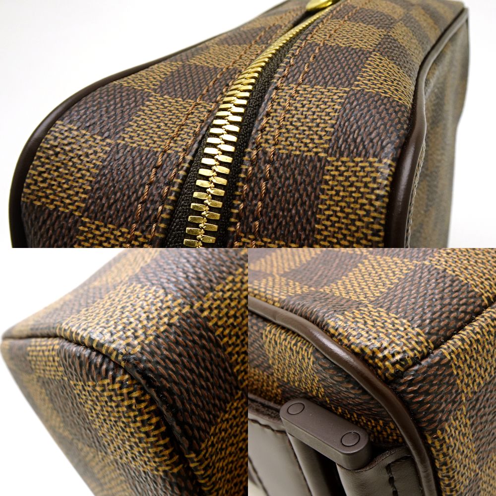 Louis Vuitton Damier Olaf PM Ebene diagonal shoulder brown