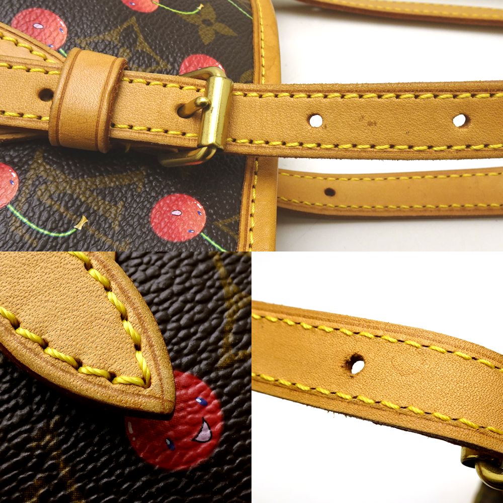 Louis Vuitton Monogram Cherry Bucket PM Brown Takashi Murakami