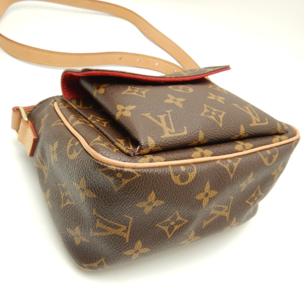 Louis Vuitton Monogram Viva Cite PM Shoulder Bag Brown