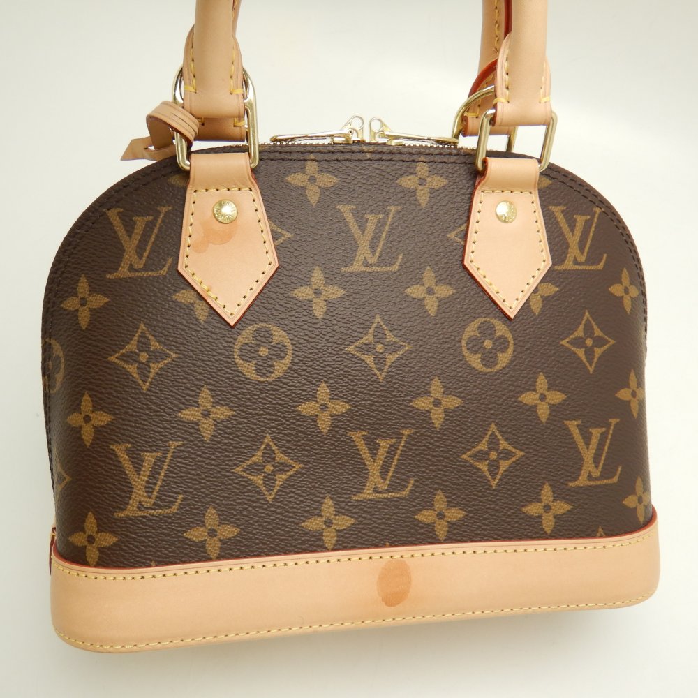 Louis Vuitton Monogram Alma BB Brown 2WAY Handbag