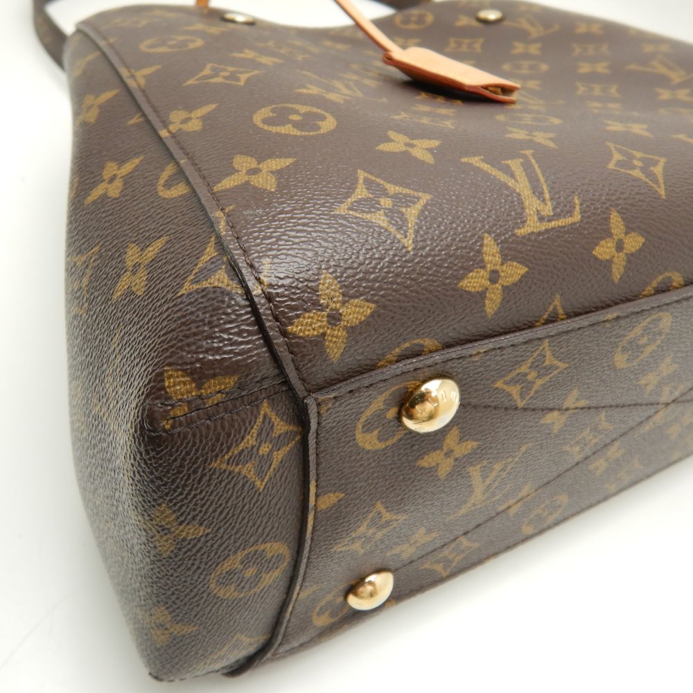 Louis Vuitton Monogram Montaigne MM Brown 2WAY Bag