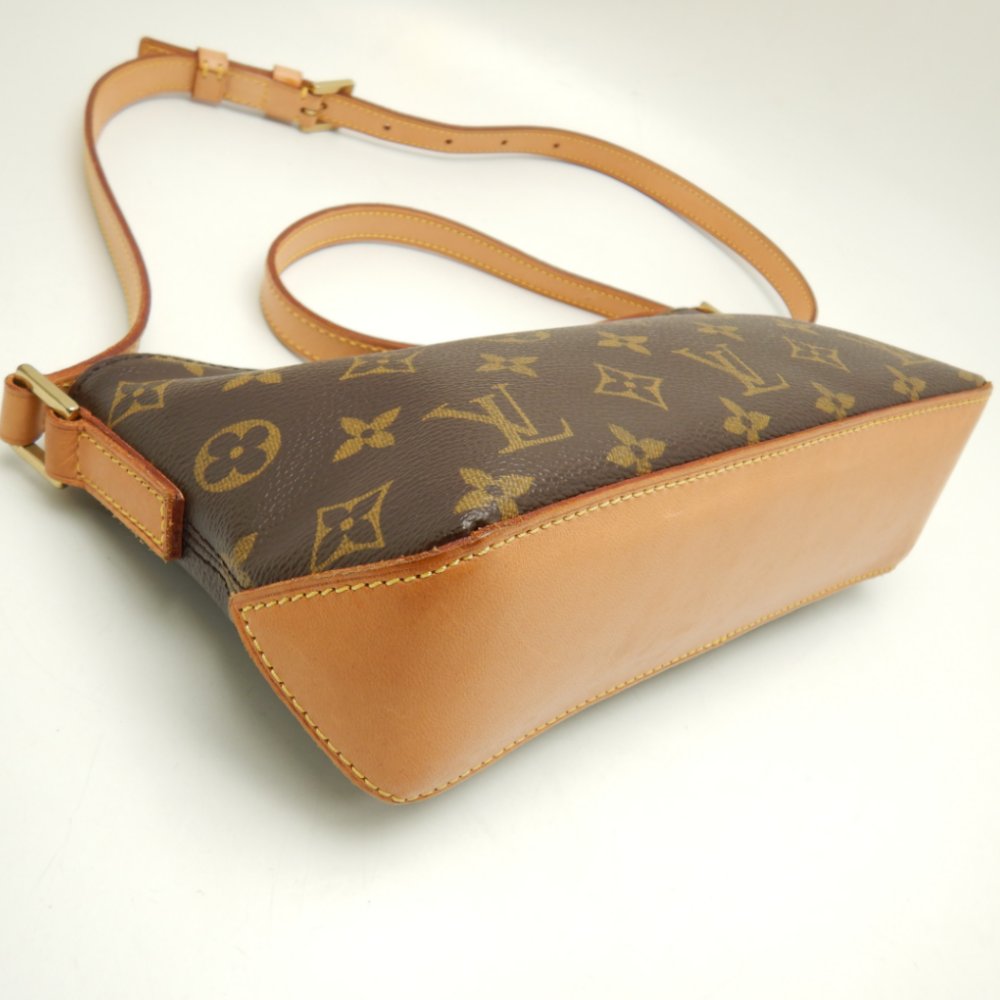 Louis Vuitton Monogram Trotteur Shoulder Bag Brown