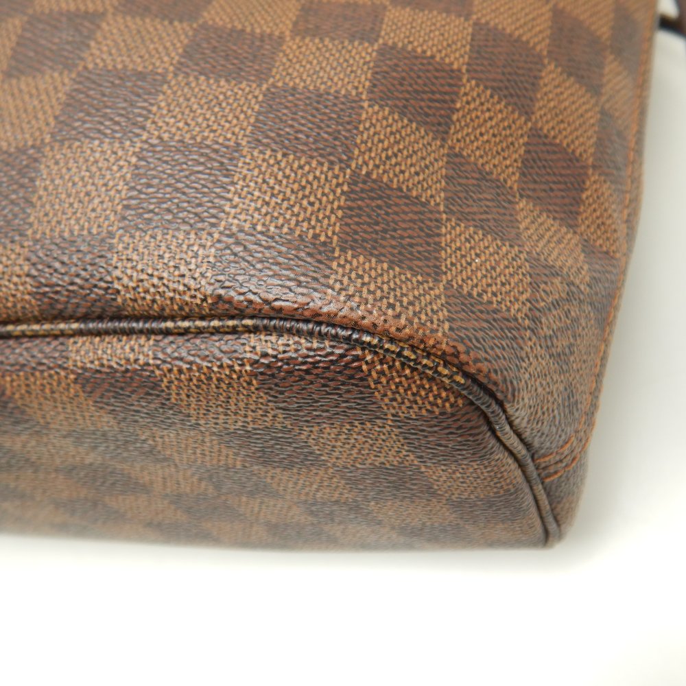 Louis Vuitton Damier Neverfull PM Ebene Tote Bag Brown