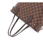 Louis Vuitton Damier Neverfull PM Tote Bag Ebene Brown Gold Hardware