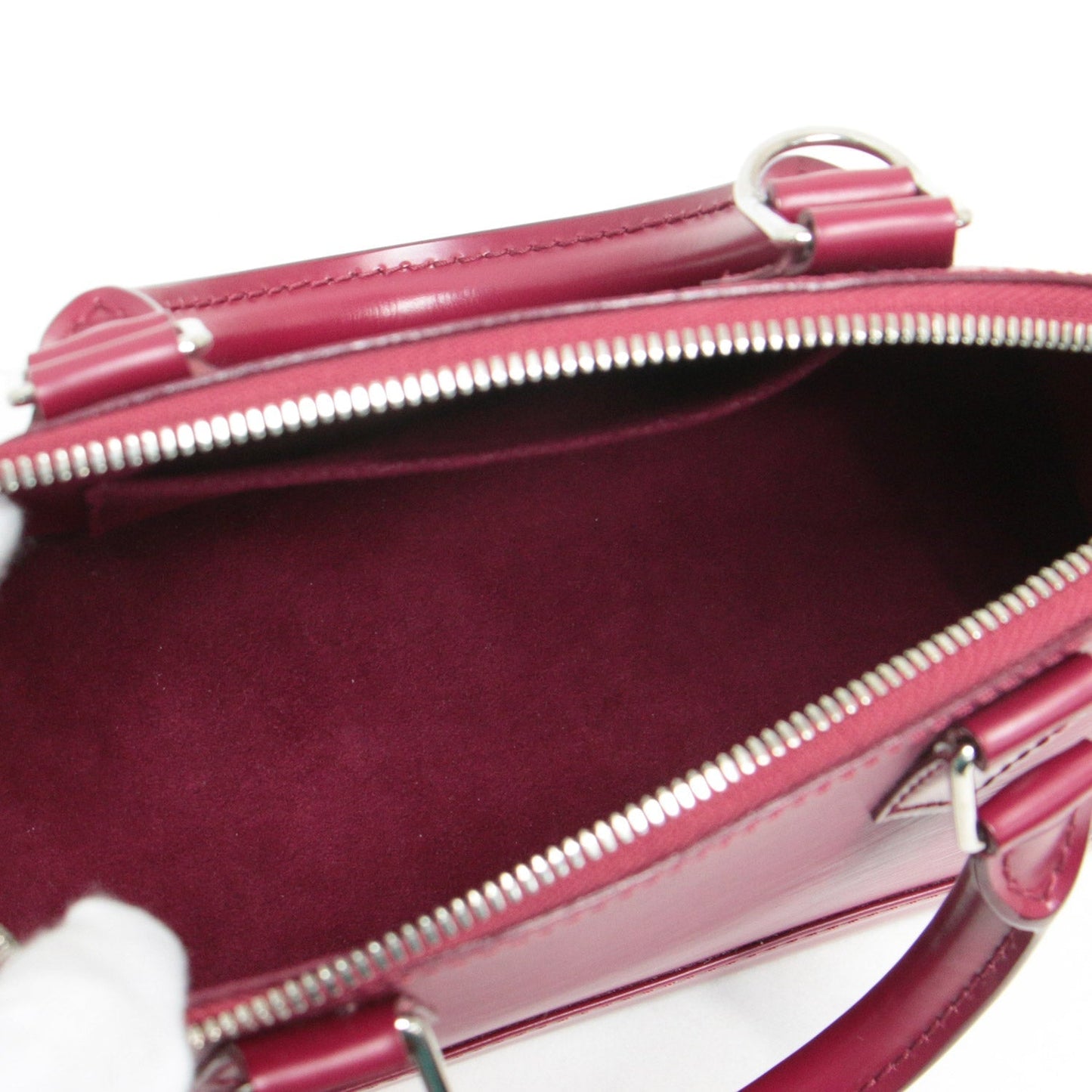 Louis Vuitton Shoulder Bag Fuchsia Alma BB Epi Red