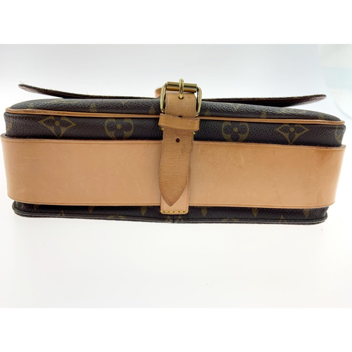 Louis Vuitton Monogram Cartesier Shoulder Bag Brown
