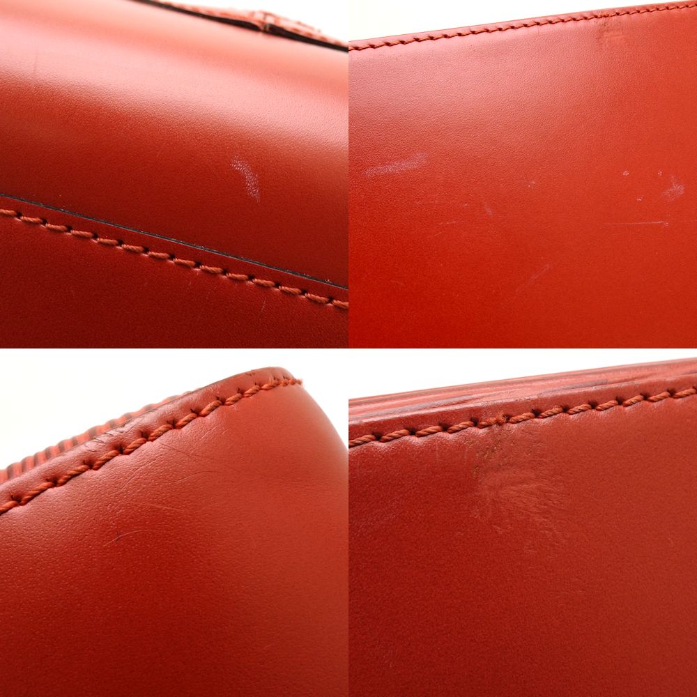 Louis Vuitton Epi Sablon Castilian Red Handbag
