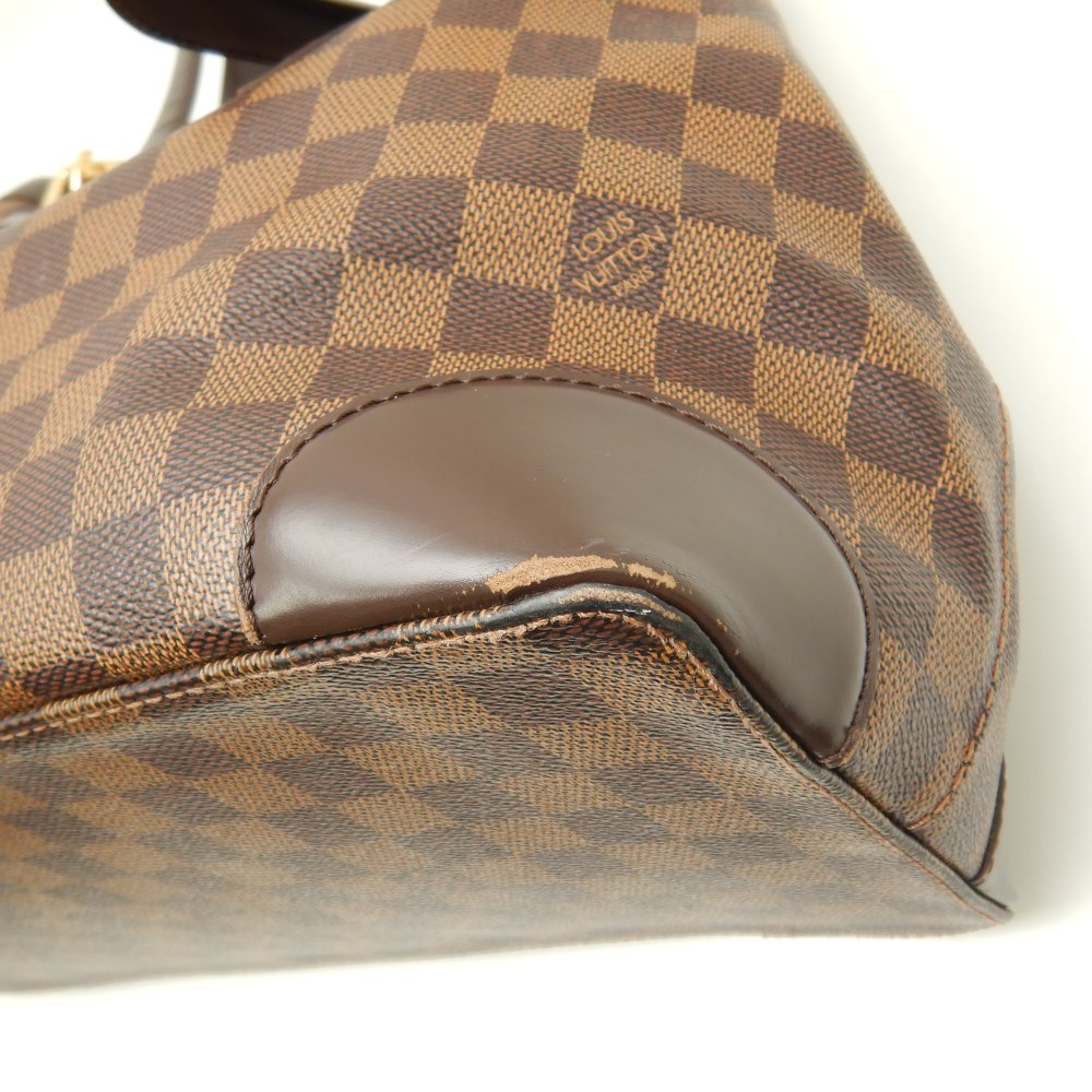 Louis Vuitton Damier Hampstead MM Ebene Shoulder  Brown