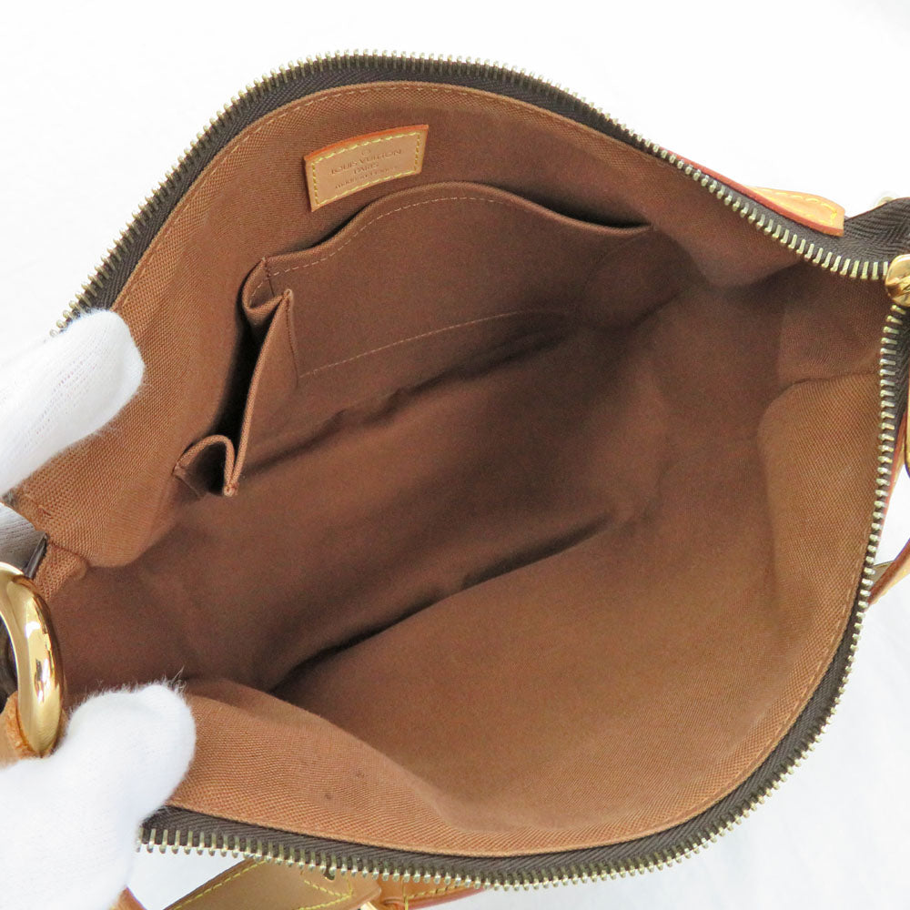 Louis Vuitton Turam PM Monogram Shoulder Bag Brown Leather
