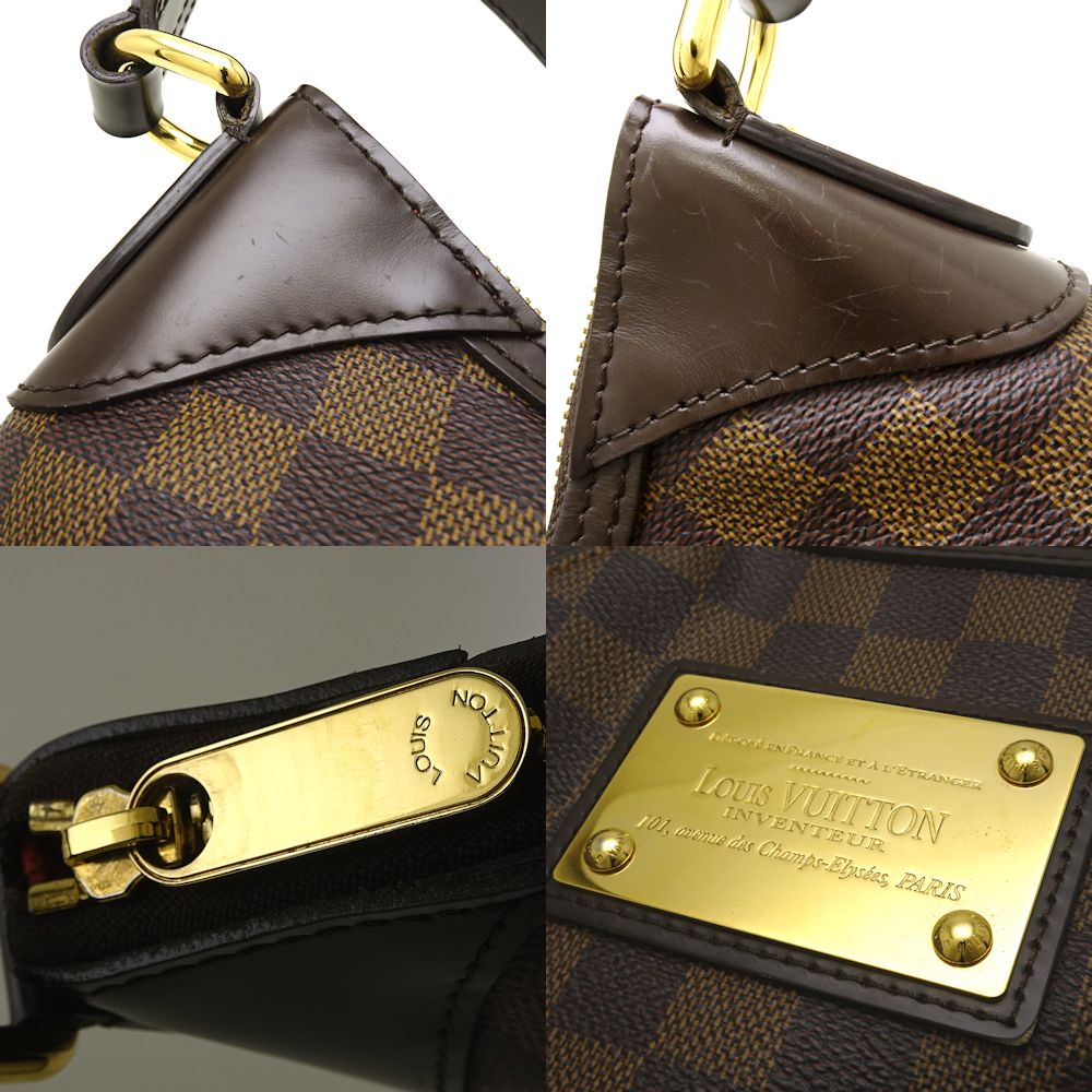 Louis Vuitton Damier Thames PM Ebene Shoulder Bag Brown