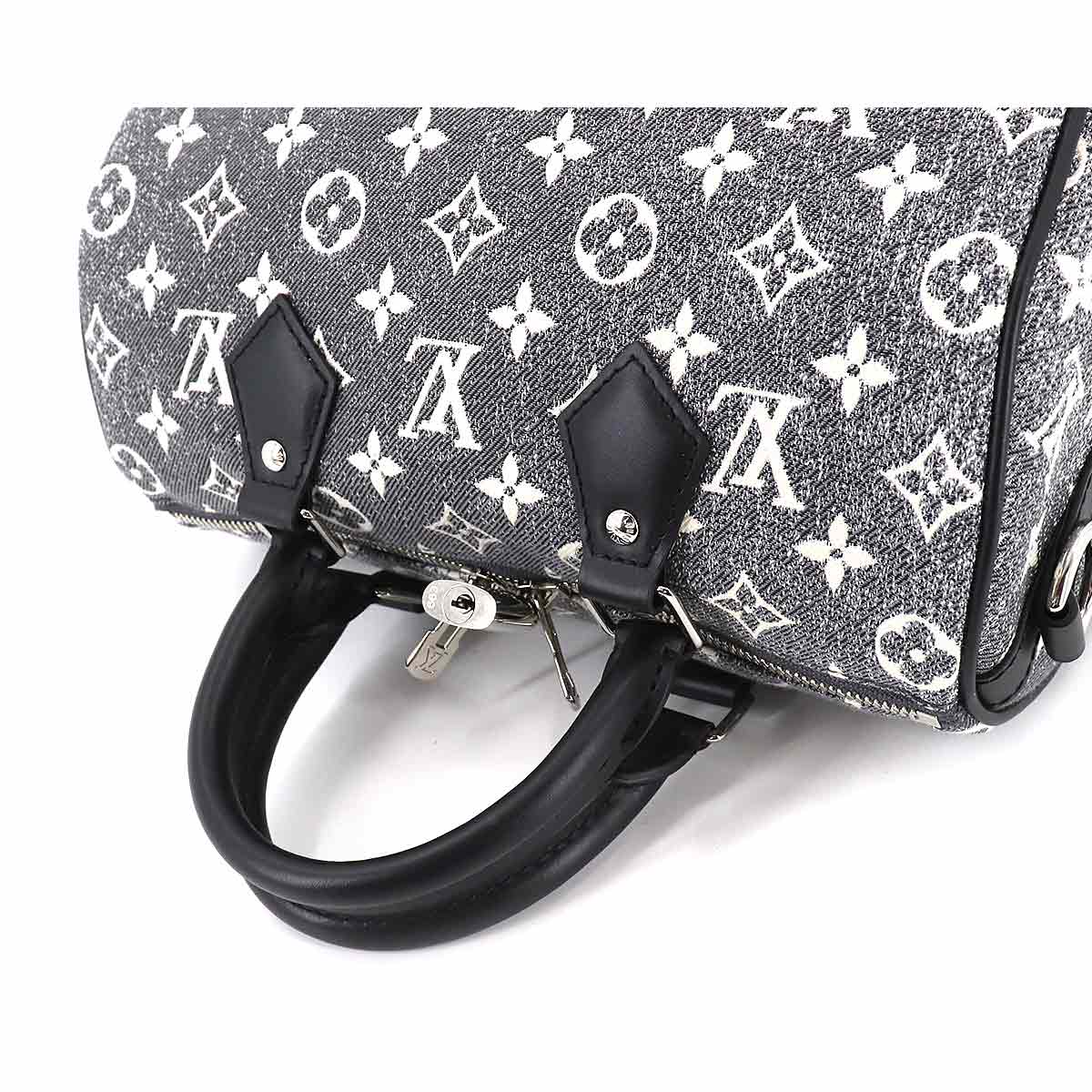 Louis Vuitton Jacquard Denim Speedy Bandouliere 25 Shoulder Bag