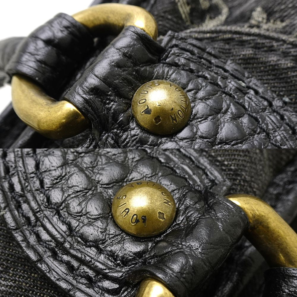 Louis Vuitton Monogram Denim Neo Cabby GM Noir Black