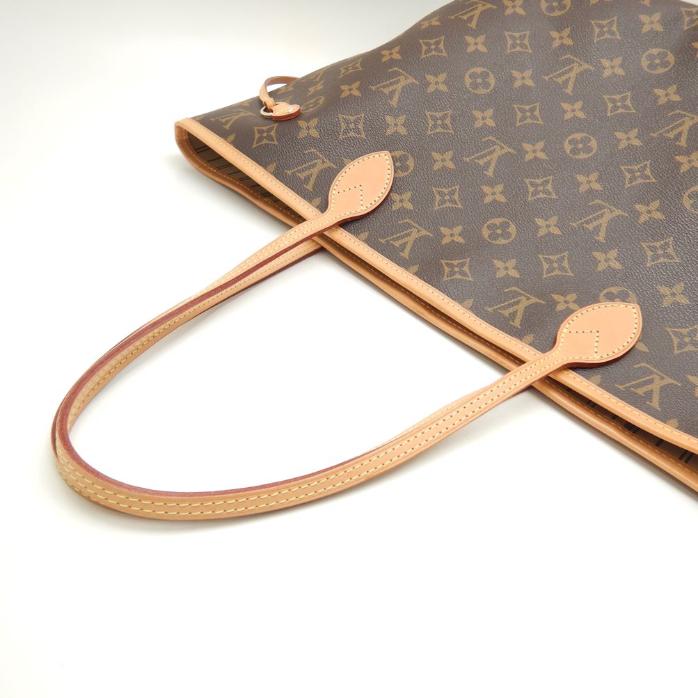 Louis Vuitton Monogram Neverfull MM Beige Tote Bag